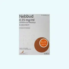 Nebbud 0,25 mg/ml, zawiesina do nebulizacji z budezonidem, podobna do Pulmicortu, w ampułkach 2 ml.