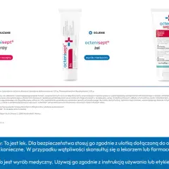 Spray, żel i krem z oktenidyną: odkażanie, gojenie i ukojenie. Produkty do ran, błon śluzowych i skóry.