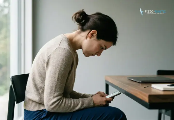 Żyjemy w epidemii tech neck. Szyja smartfonowa to nie tylko ból karku