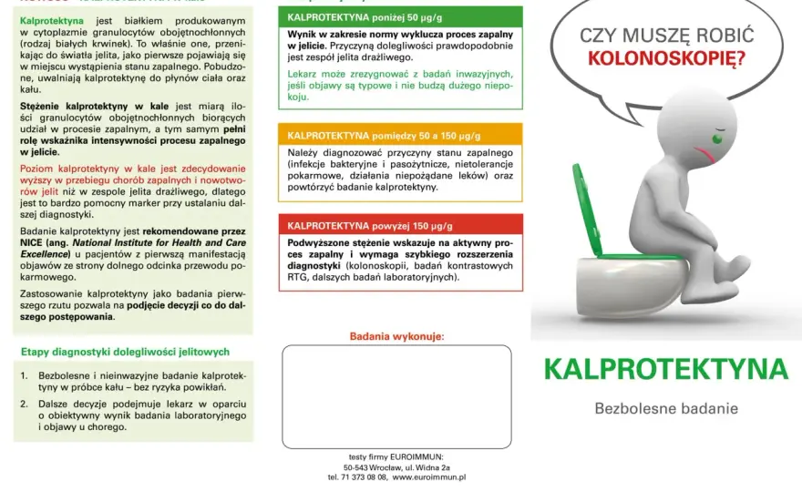Kalprotektyna w kale - Jak interpretować wynik badania?
