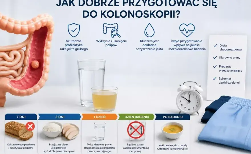 Kolonoskopia - Jak się przygotować? Uniknij błędów!