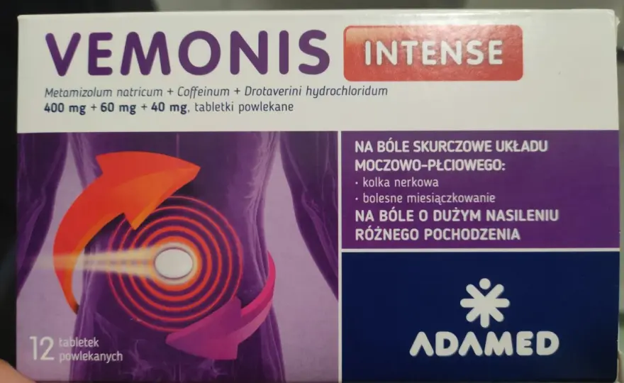 Vemonis - Kiedy na silny ból i skurcze? Dawkowanie, interakcje